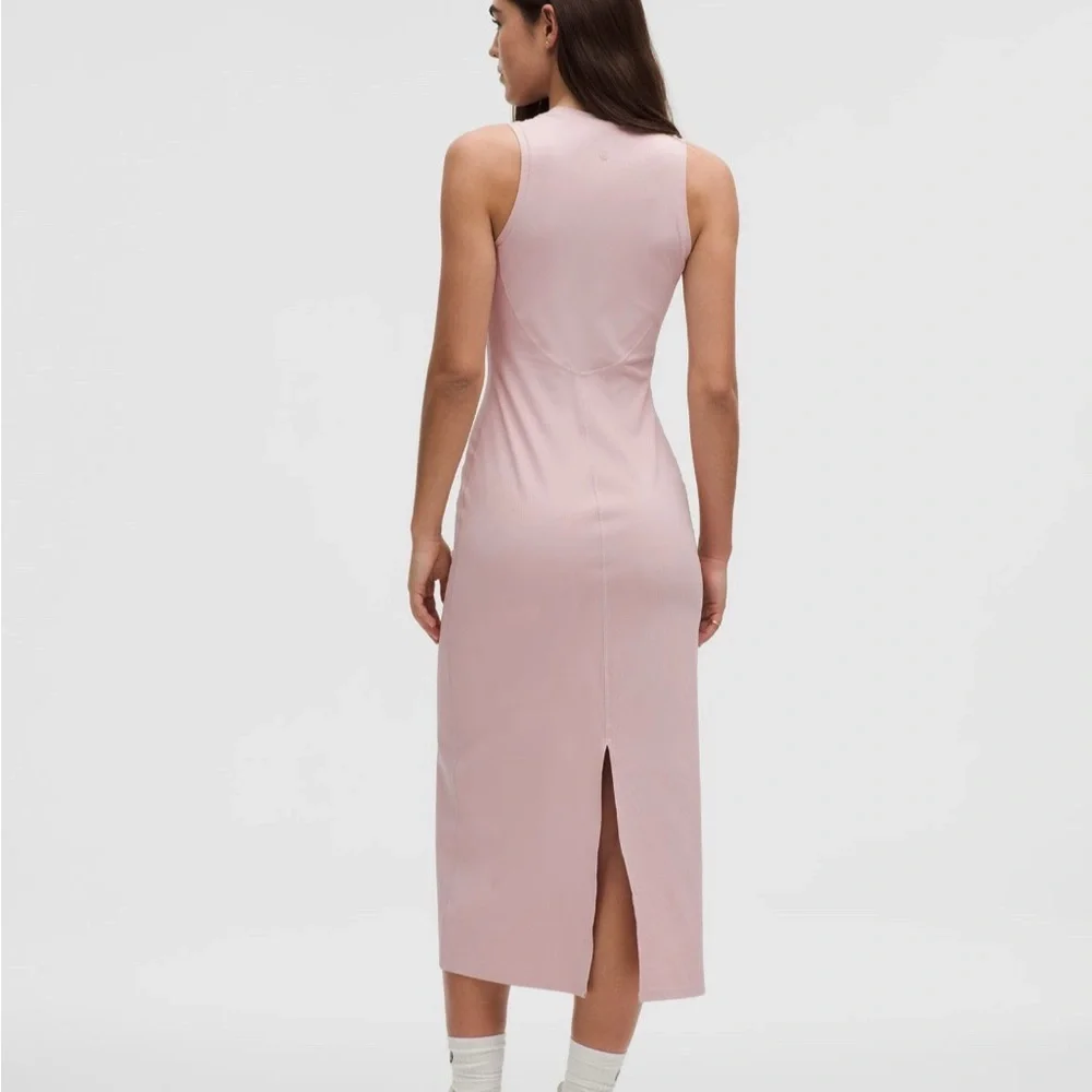Lululemon Align Ribbed MIDI Dress Sz 2 - Picture 2 of 7